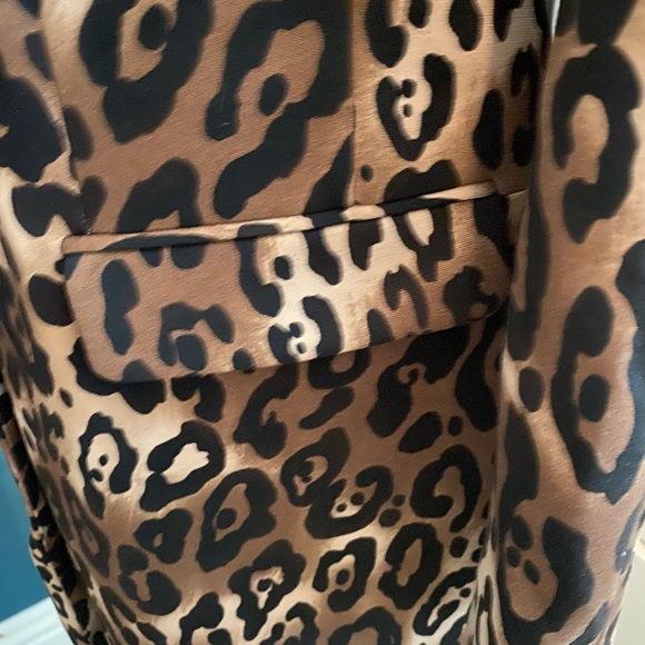 NWT CHICO’S BLACK LABEL ANIMAL PRINT COAT - Picture 7 of 8